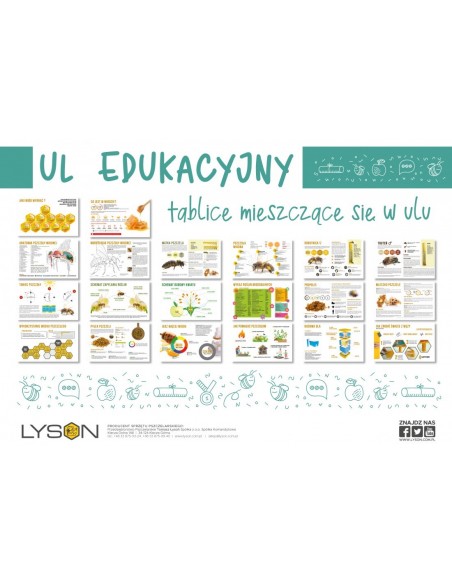 TABLICE DO ULA EDUKACYJNEGO - 10 SZTUK