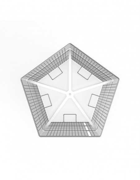 KOSZ DIAGONALNY - 5 PLASTROWY