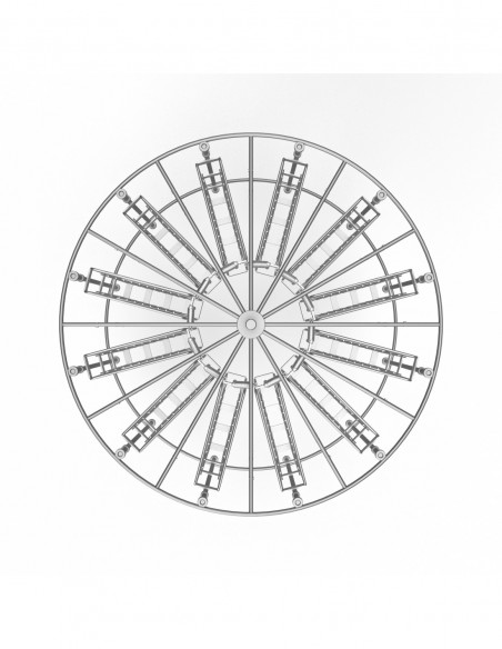 KOSZ 12-KASETOWY Z PRZEGRODAMI DADANT - Ø1200