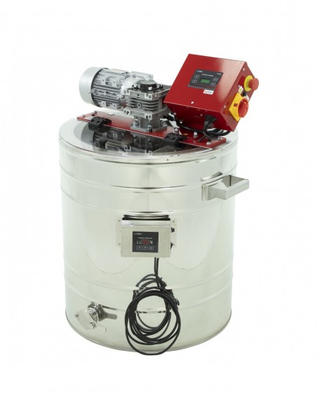 URZĄDZENIE DO KREMOWANIA MIODU Z PŁASZCZEM GRZEWCZYM 230V, STEROWNIK AUTOMATYCZNY C-05 - 100L
