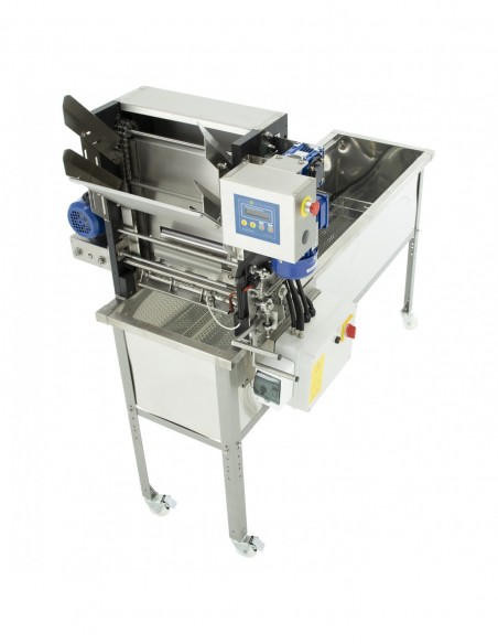 ODSKLEPIARKA MECHANICZNA 400V Z PODAJNIKIEM AUTOMATYCZNYM, NOŻE ELEKTRYCZNE - STÓŁ 1500MM - CLASSIC