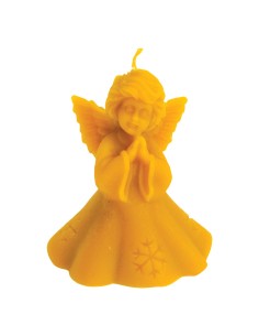 FORMA SILIKONOWA - ANIOŁEK ZE ŚNIEŻYNKĄ - WYSOKOŚĆ 8 CM