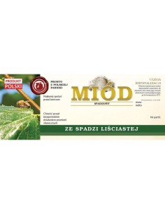 ETYKIETY NA MIÓD SPADŹ LIŚCIASTA 154X60 (DUŻE) – 100 SZT.