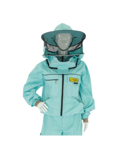 BLUZA PSZCZELARSKA Z KAPELUSZEM, ROZPINANA -...