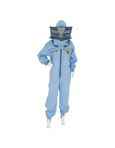KOMBINEZON PSZCZELARSKI Z KAPELUSZEM - NIEBIESKI (COLOR LINE)