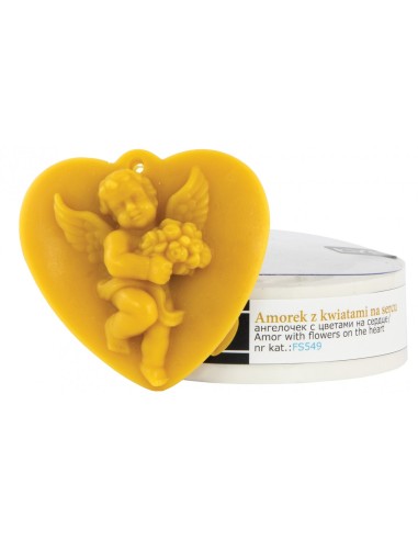 FORMA SILIKONOWA - ANIOŁEK Z KWIATAMI NA SERCU...