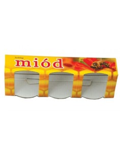 PUDEŁKO NA 3 SŁOIKI 35ML + MINI ETYKIETY (1szt)