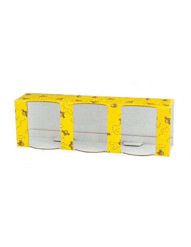 PUDEŁKO NA 3 SŁOIKI 35ML + MINI ETYKIETY (1szt)