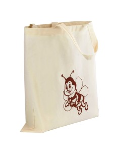 TORBA BAWEŁNIANA Z PSZCZÓŁKĄ