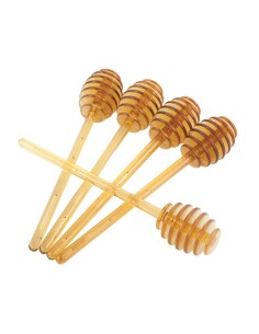 NABIERAK/PAŁECZKA DO MIODU PLASTIKOWA - 5 SZTUK