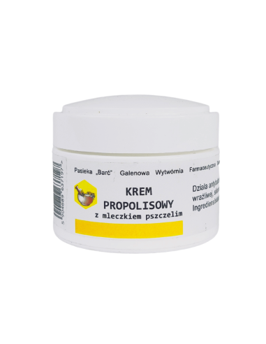 BARĆ - KREM PROPOLISOWY Z MLECZKIEM PSZCZELIM -...
