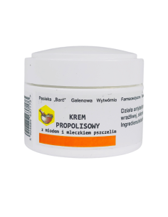 BARĆ - KREM PROPOLISOWY Z MIODEM I MLECZKIEM PSZCZELIM -...