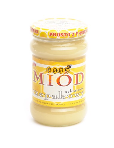 Miód Rzepakowy Barć - 400g