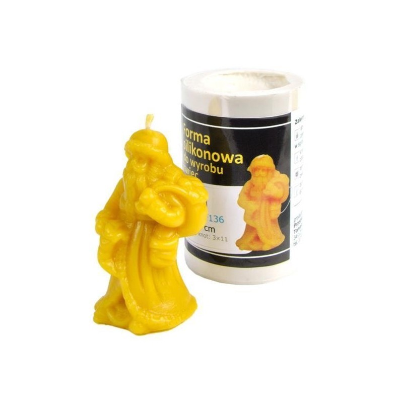 FORMA SILIKONOWA - MIKOŁAJ - WYSOKOŚĆ 7,5CM