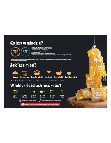 TABLICA EDUKACYJNA - "CO JEST W MIODZIE" - XL