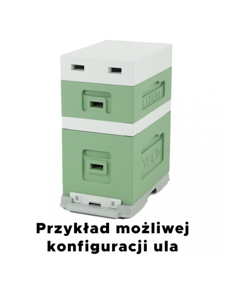UL 6-RAMKOWY WIELKOPOLSKI Z WRĘGAMI - MALOWANY - ZIELONY