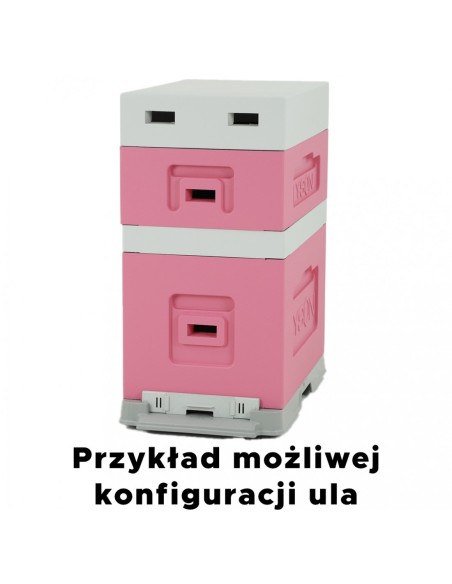UL 6-RAMKOWY WIELKOPOLSKI Z WRĘGAMI - MALOWANY - RÓŻOWY