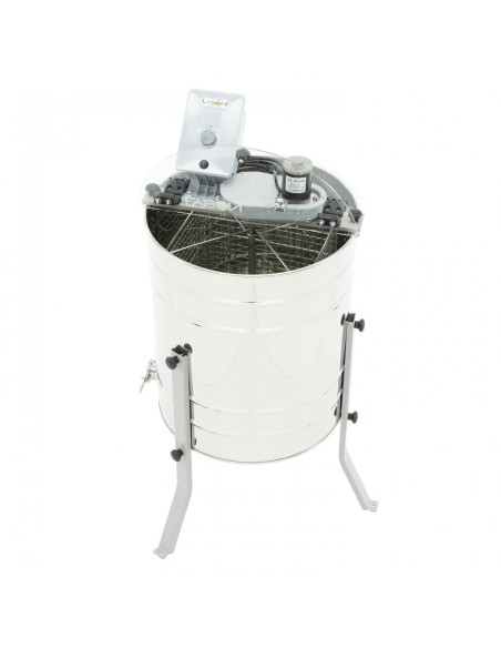 MIODARKA DIAGONALNA 4-PLASTROWA ELEKTRYCZNA 230V - 500Ø - WIELKOPOSLKA, LANGSTROTH - BASIC LINE