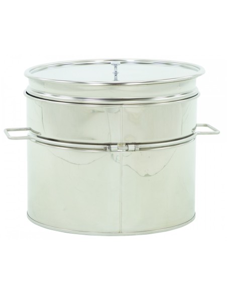 ODSTOJNIK NIERDZEWNY KOMPLET -  SITO, ZAWÓR NIERDZEWNY 6/4", UCHWYTY - 30L - CLASSIC LINE