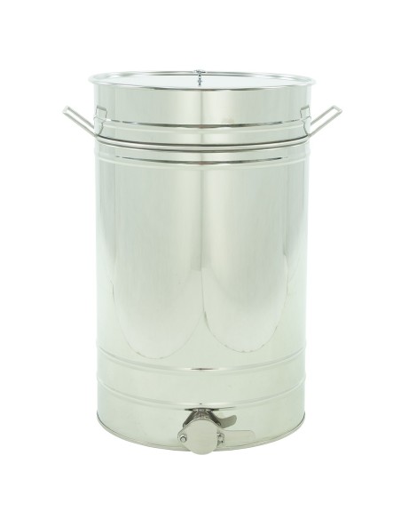 ODSTOJNIK NIERDZEWNY Z UCHWYTAMI - ZAWÓR NIERDZEWNY 2" - 150L - CLASSIC LINE