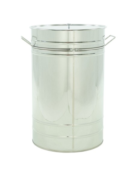 ODSTOJNIK NIERDZEWNY Z UCHWYTAMI - ZAWÓR NIERDZEWNY 2" - 150L - CLASSIC LINE