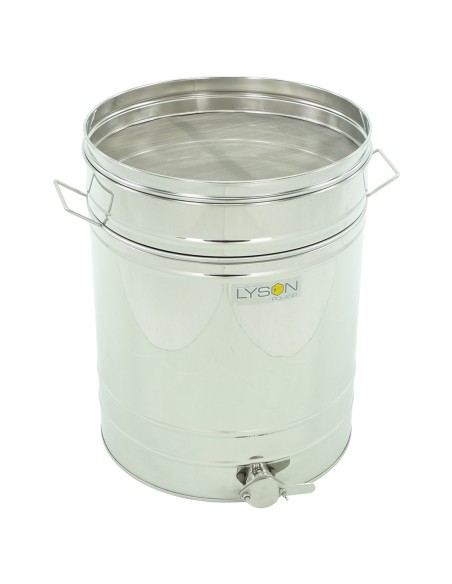 ODSTOJNIK NIERDZEWNY KOMPLET -  SITO, ZAWÓR NIERDZEWNY 2", UCHWYTY - 200L - CLASSIC LINE