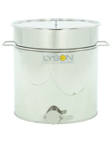 ODSTOJNIK NIERDZEWNY Z UCHWYTAMI - ZAWÓR NIERDZEWNY 6/4" - 50L - CLASSIC LINE