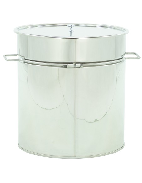 ODSTOJNIK NIERDZEWNY Z UCHWYTAMI - ZAWÓR NIERDZEWNY 6/4" - 50L - CLASSIC LINE