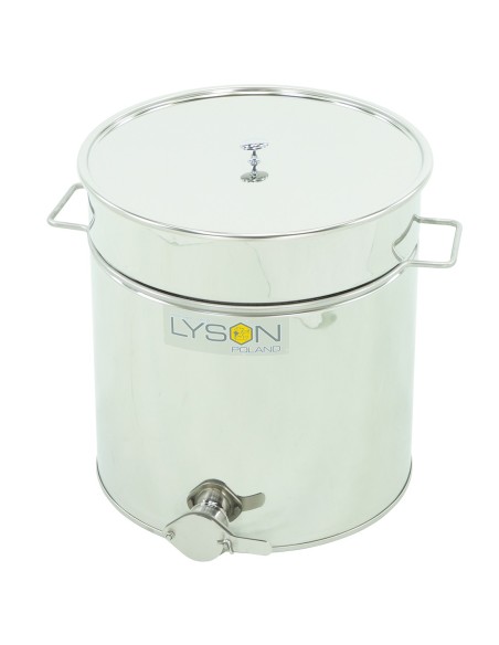 ODSTOJNIK NIERDZEWNY Z UCHWYTAMI - ZAWÓR NIERDZEWNY 6/4" - 50L - CLASSIC LINE