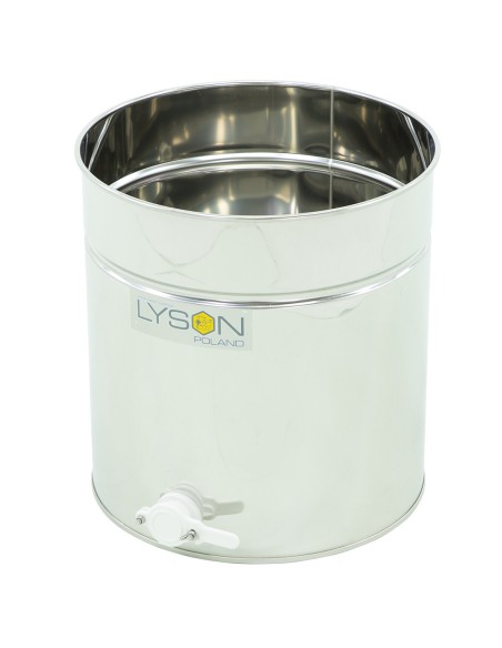 ODSTOJNIK NIERDZEWNY - ZAWÓR PLASTIKOWY 6/4" - 50L - OPTIMA LINE