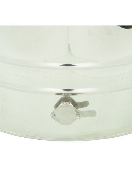 ODSTONIK NIERDZEWNY Z PŁASZCZEM GRZEWCZYM - ZAWÓR NIERDZEWNY 6/4" - 50L