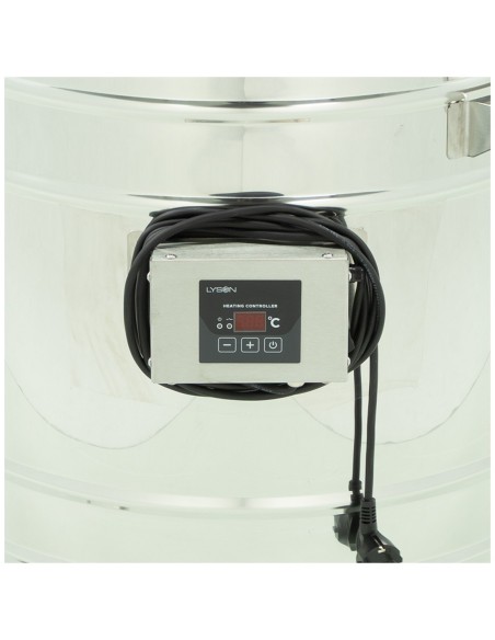 ODSTONIK NIERDZEWNY Z PŁASZCZEM GRZEWCZYM - ZAWÓR NIERDZEWNY 6/4" - 50L