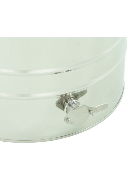 ODSTONIK NIERDZEWNY Z PŁASZCZEM GRZEWCZYM - ZAWÓR NIERDZEWNY 6/4" - 50L