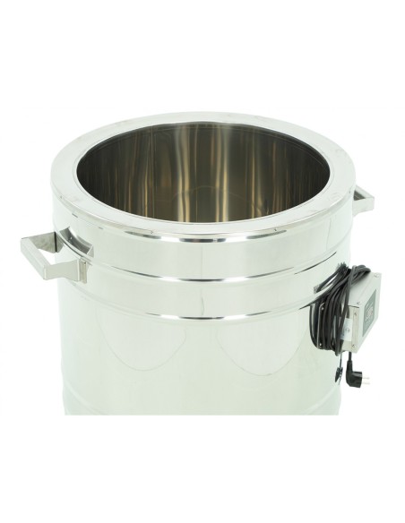 ODSTONIK NIERDZEWNY Z PŁASZCZEM GRZEWCZYM - ZAWÓR NIERDZEWNY 6/4" - 50L