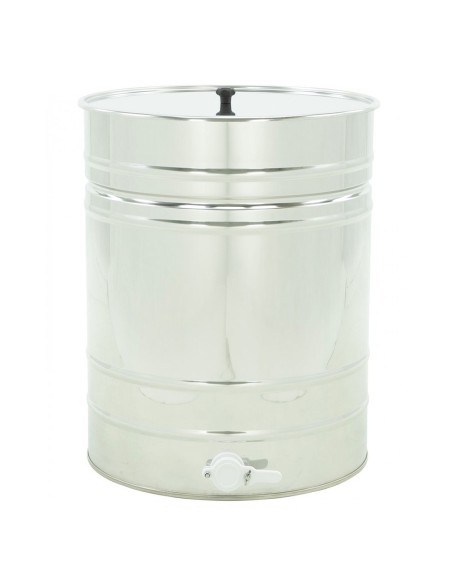 ODSTOJNIK NIERDZEWNY - ZAWÓR PLASTIKOWY 2" - 200L - OPTIMA LINE