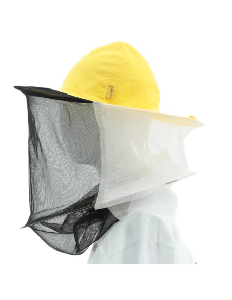 KAPELUSZ PSZCZELARSKI - Z PRZODU SIATKA ŚCIAGANA, SIATKA Z TYŁU