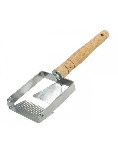 ODSKLEPIACZ WIDELCOWY Z DYSTANSEM NIERDZEWNY - RĄCZKA DREWNIANA