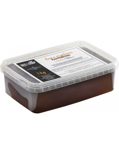BAZA GLICERYNOWA, MYDLANA 1KG - KARMELOWA