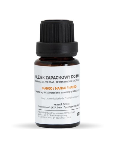 OLEJEK ZAPACHOWY DO MYDŁA - MANGO (10ML)