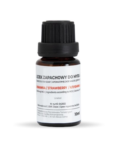 OLEJEK ZAPACHOWY DO MYDŁA - TRUSKAWKA (10ML)
