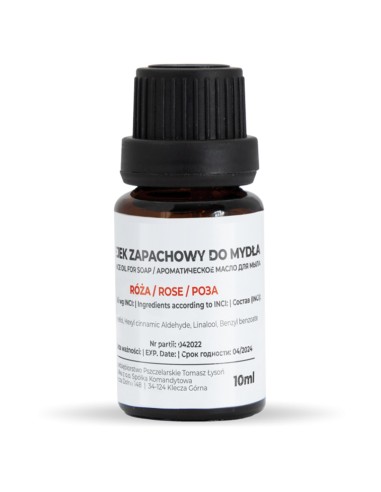 OLEJEK ZAPACHOWY DO MYDŁA - RÓŻA (10ML)