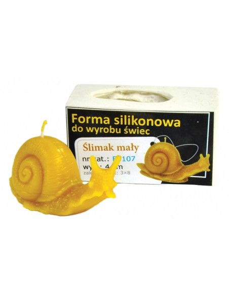 FORMA SILIKONOWA - ŚLIMAK MAŁY - WYSOKOŚĆ 4CM