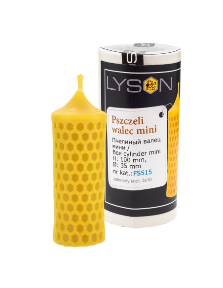 FORMA SILIKONOWA - PSZCZELI WALEC MINI - WYS. 10 CM