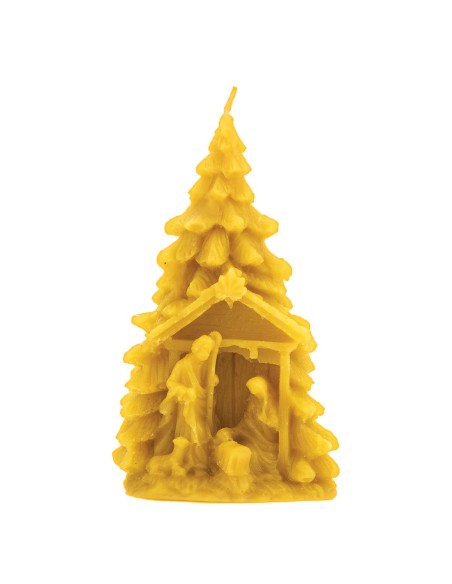 FORMA SILIKONOWA - ŚWIĄTECZNA CHOINKA Z SZOPKĄ - WYS. 13,5 CM