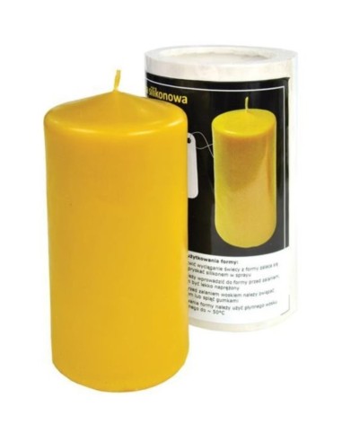 FORMA SILIKONOWA - SŁUPEK GŁADKI Ø80MM -...