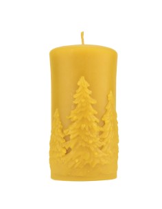 FORMA SILIKONOWA - WALEC WYSOKI ZE ŚWIERKAMI - WYS. 12 CM