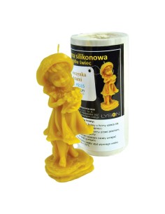 FORMA SILIKONOWA - DZIEWCZYNKA Z KWIATAMI - WYSOKOŚĆ 12,5CM 2