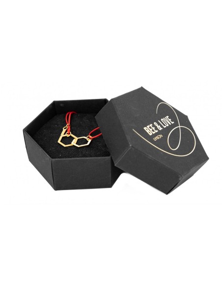 BRANSOLETKA - HEXAGON - SREBRO