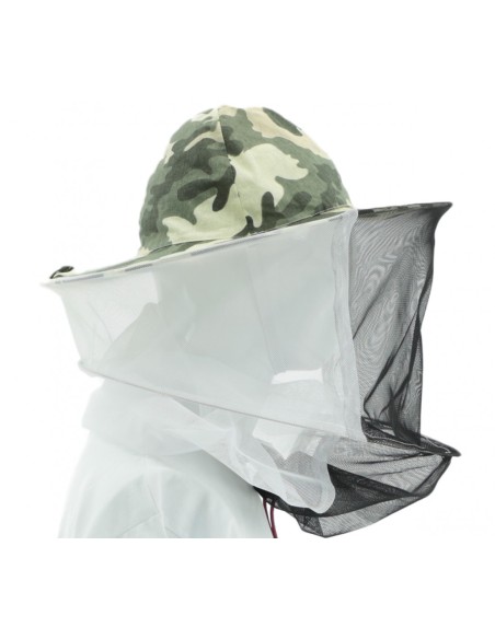 KAPELUSZ PSZCZELARSKI W MORO - Z TYŁU SIATKA