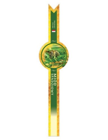 BANDEROLE MIÓD SPADZIOWY 41MM X 181MM - 100 SZTUK
